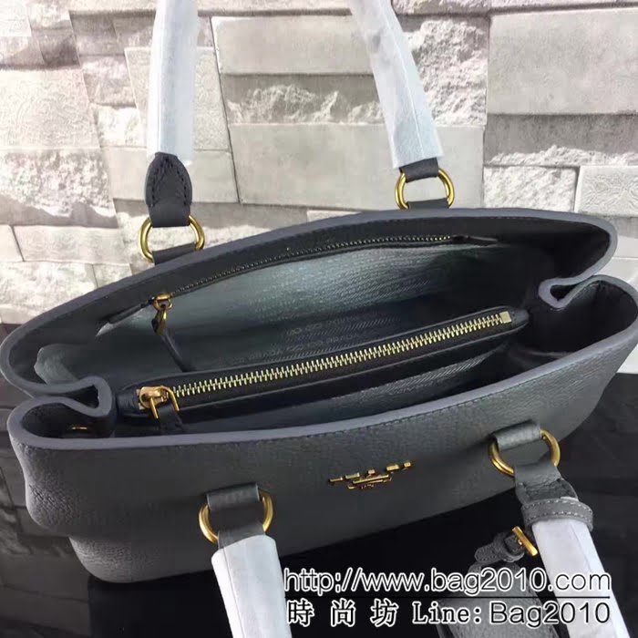 普拉達PRADA原單 秋冬最新款 1BA579-2原版荔枝紋 可手提肩背包 PHY1012
